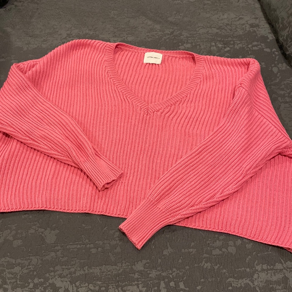 Pink sweater